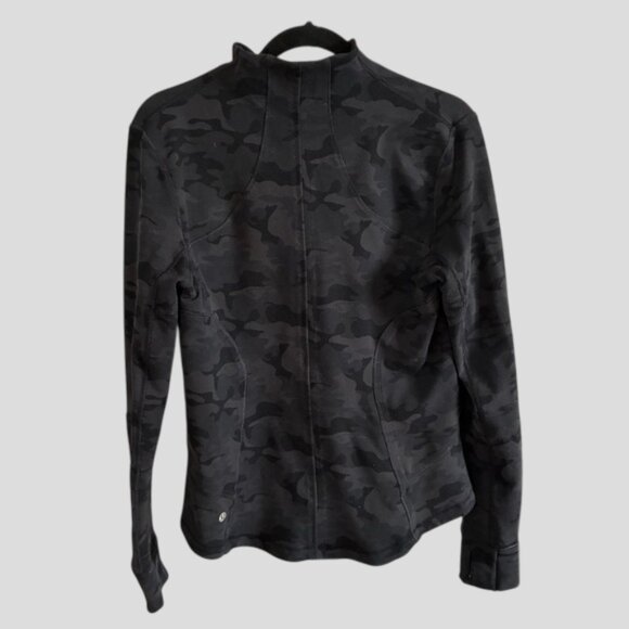 Lululemon Forme Black Camo Athletic Jacket With Cuffins - Picture 6 of 15